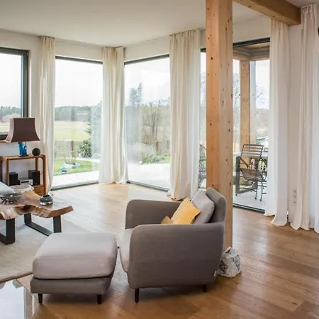 Pure Erholung Im Designer Haus Am Grimnitzsee 別荘